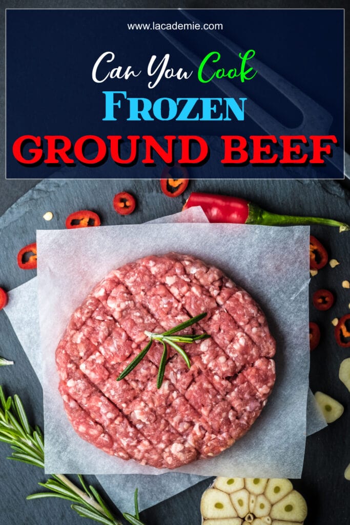 Can You Cook Frozen Ground Beef