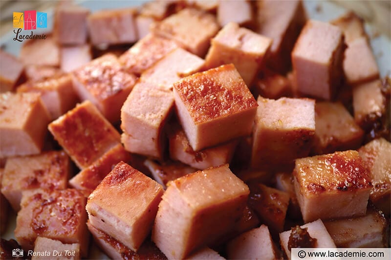 Glazed Ham Cubes