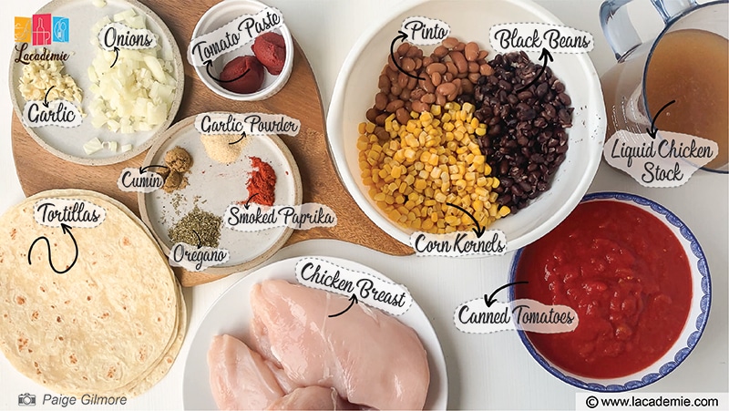 Ingredients Chicken Tortilla Soup