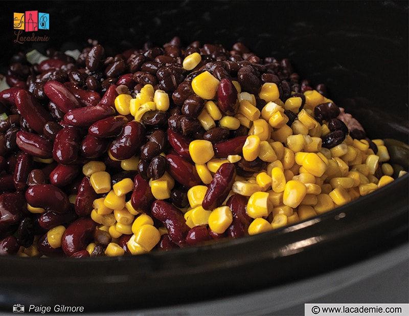 Ingredients Into The Crockpot