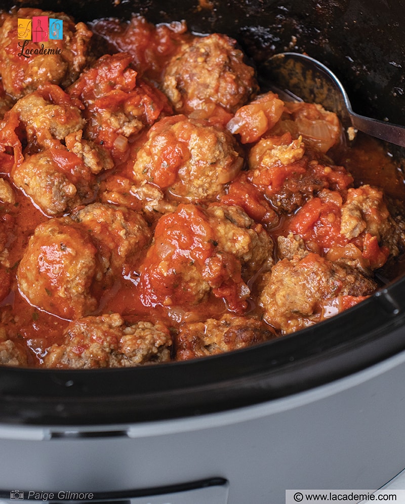 Meatballs And Marinara Sauce