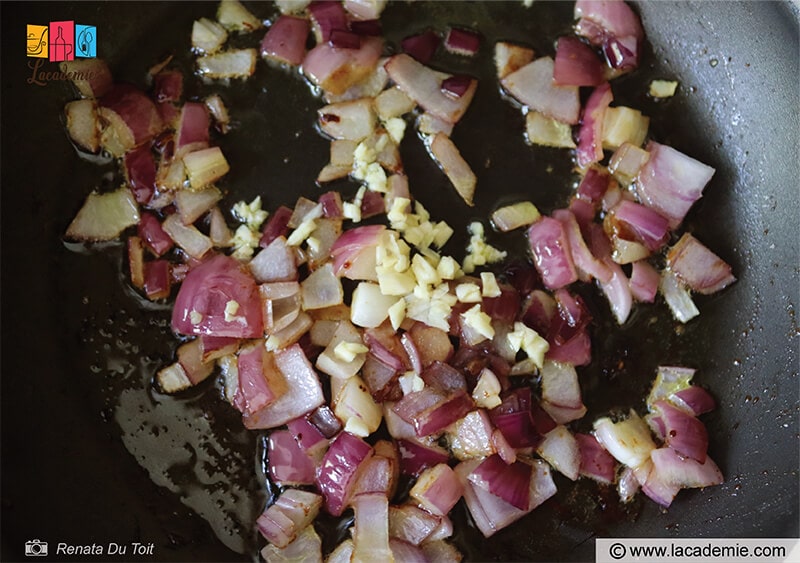 Quiche Onion In Skillet