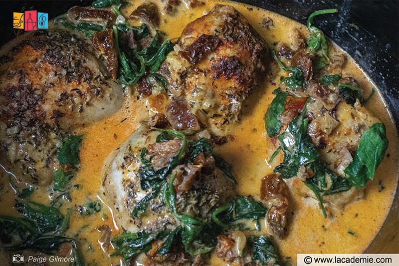 Tender Chicken Enriched With Tuscan