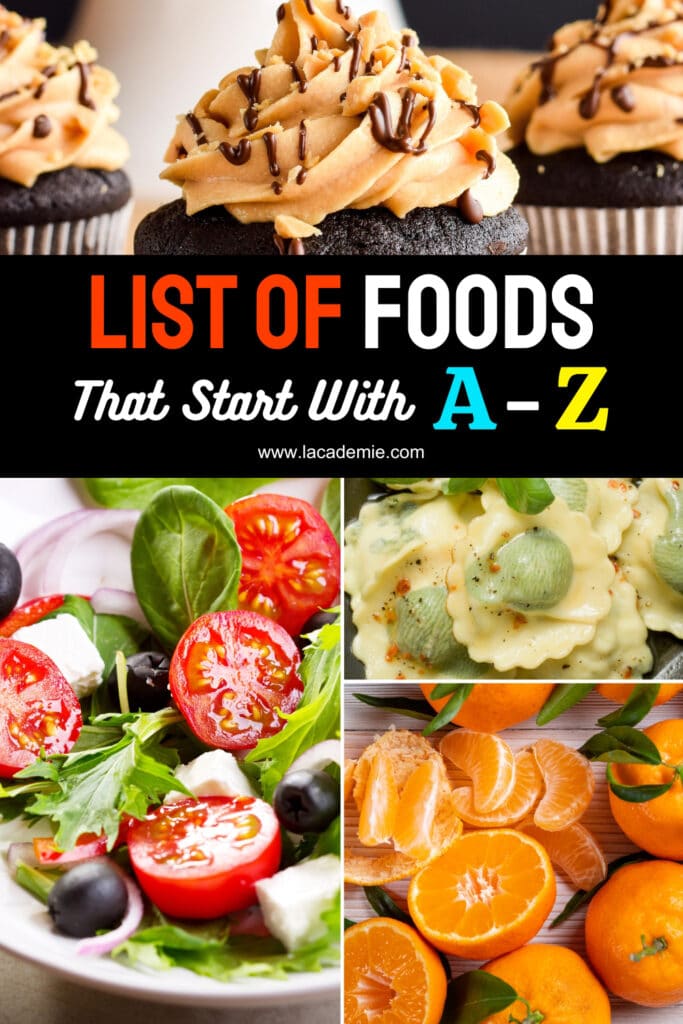 Foods That Start With A Z