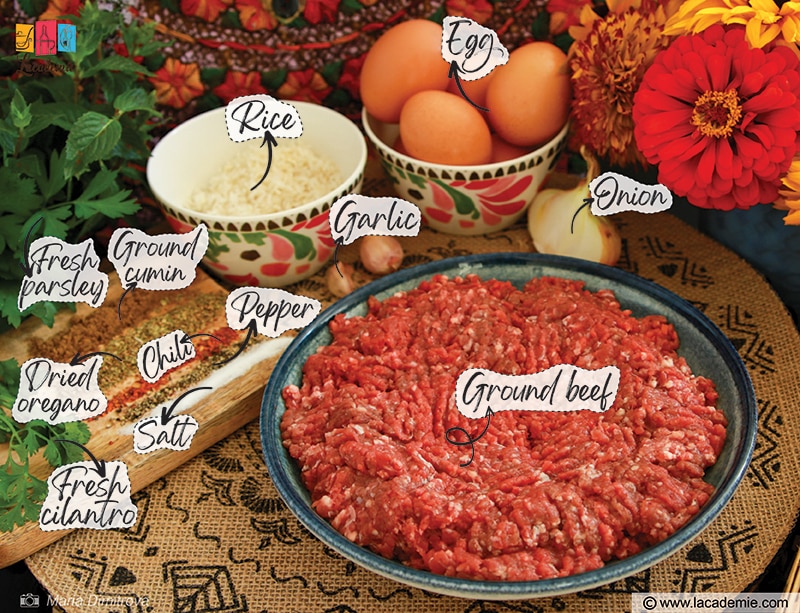 Ingredients For Meatballs