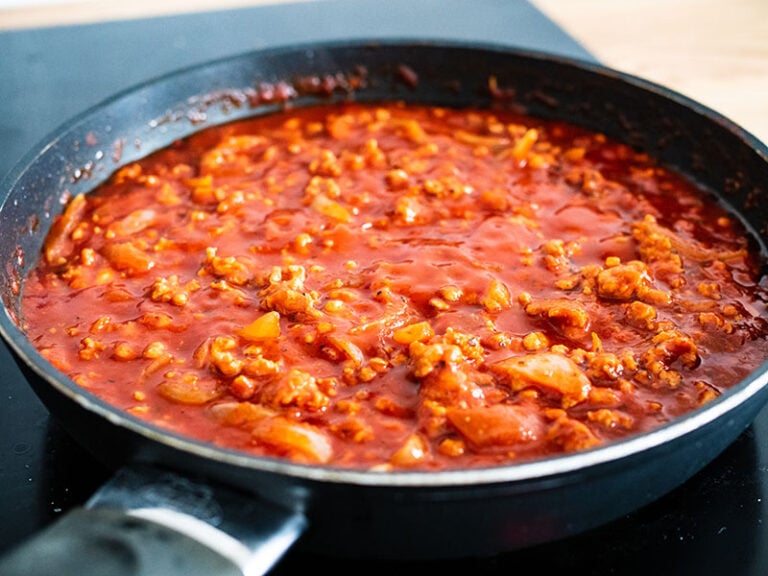 Meat Frying Pan Tomato