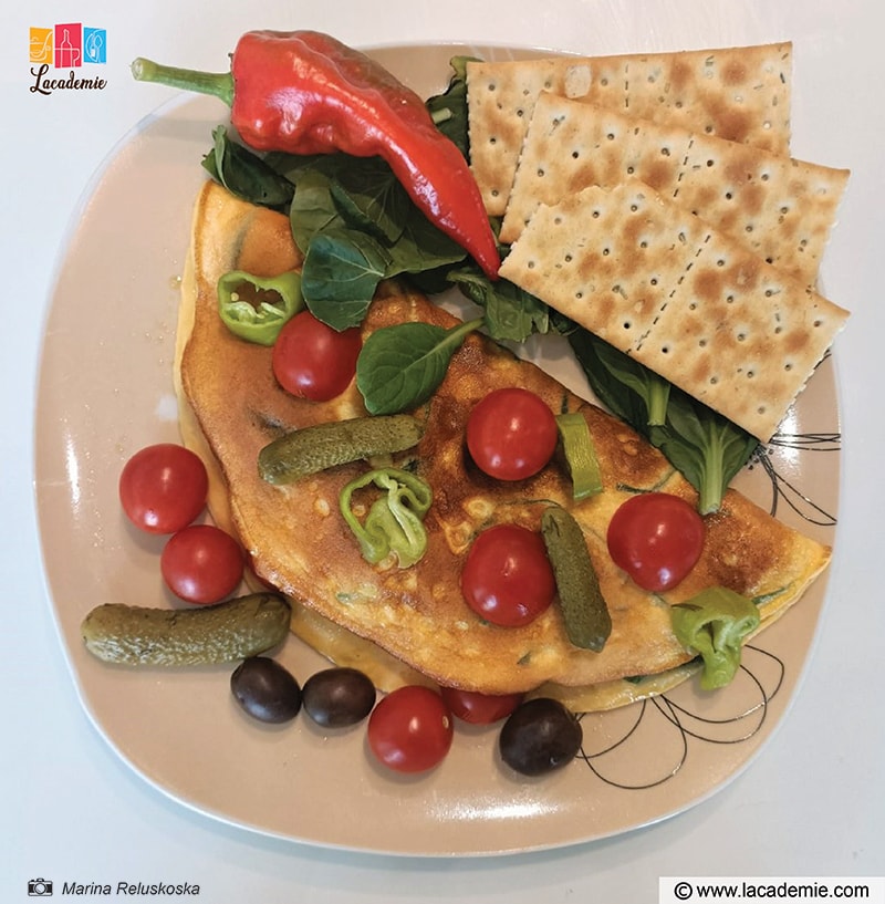 Serve With Creamy Mediterranean Omelet