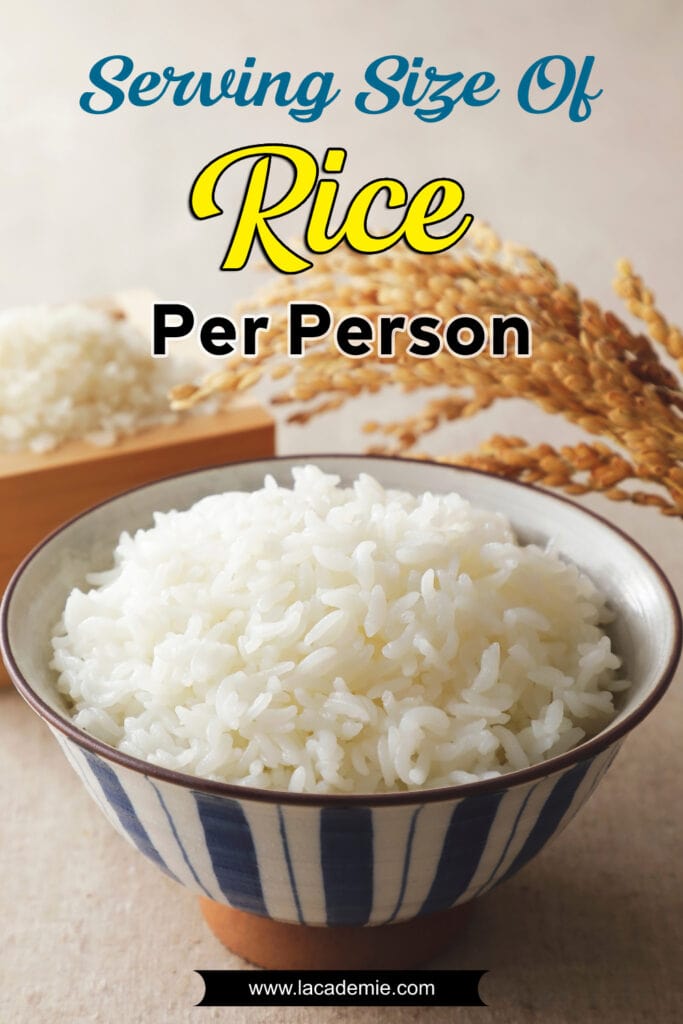 Serving Size Of Rice