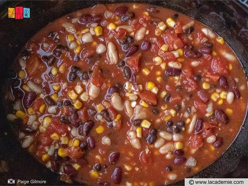 Slow Cooker Three Bean Chili