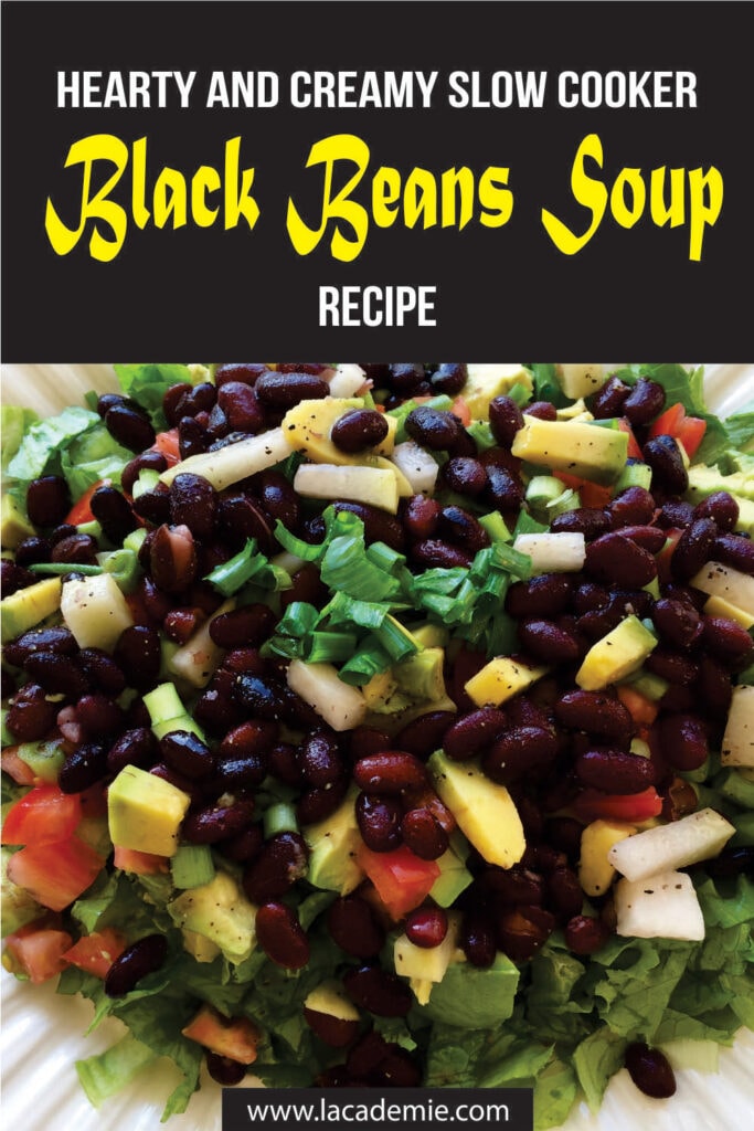 Slow Cooker Black Beans Soup