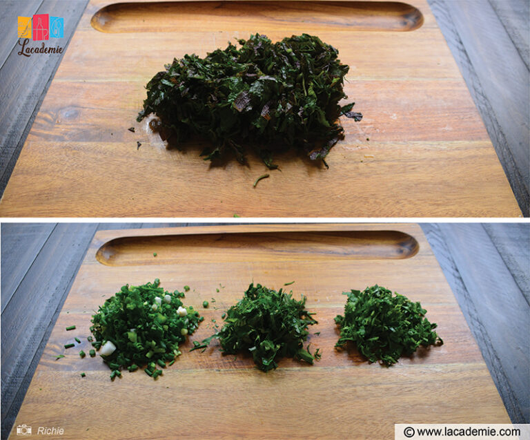 Finely Chop Coriander