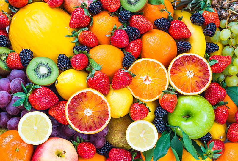 Fresh Fruits Assorted Colorful
