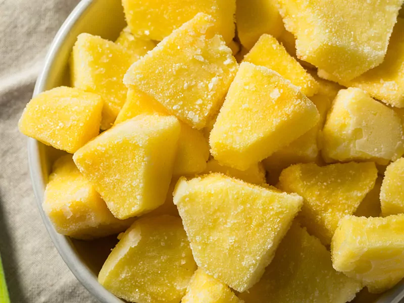 Frozen Pineapple Slices Eat