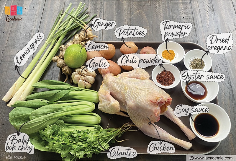 Ingredients Steamed Chicken