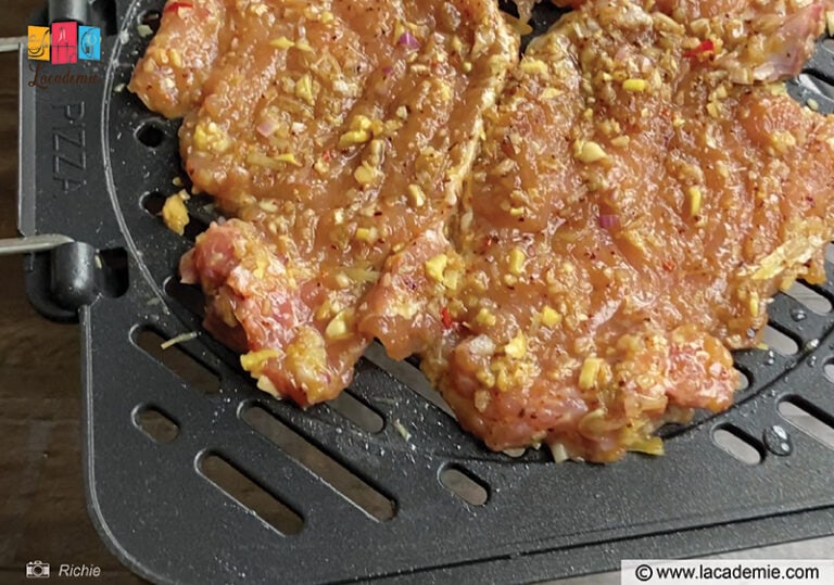 Place The Pork Chops On The Grill Tray