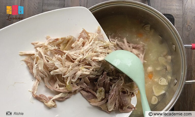Put The Shredded Chicken In The Pot