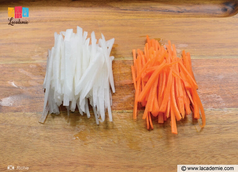 Slice Carrot And White Radish