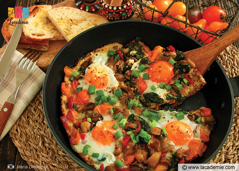 Spinach Mushroom And Egg