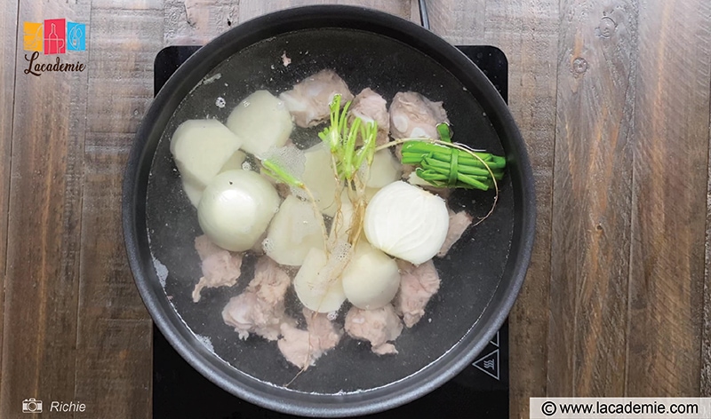 Stew The Pork Ribs Along With The Jicama