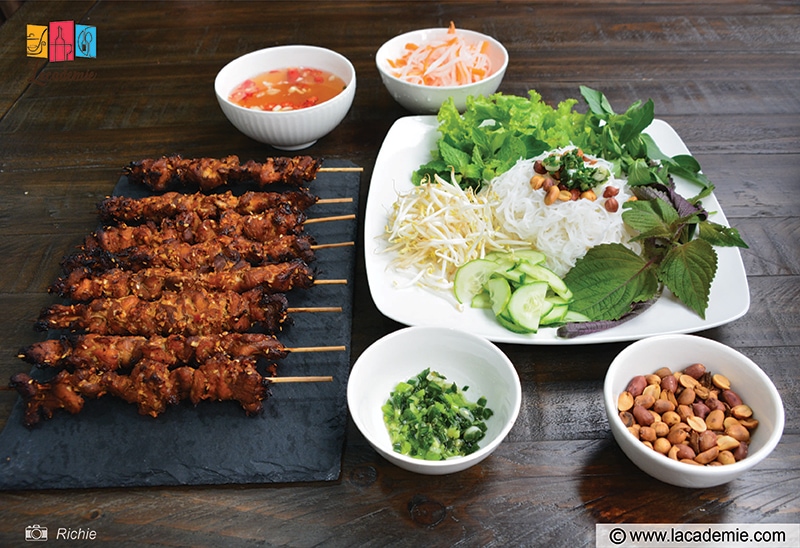 Vietnamese Grilled Pork Noodle Salad