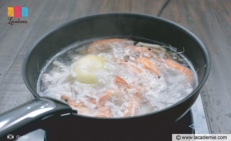 Cook The Prawns And Squid