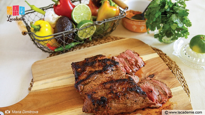 Cut The Flank Steak Into Thin Slices