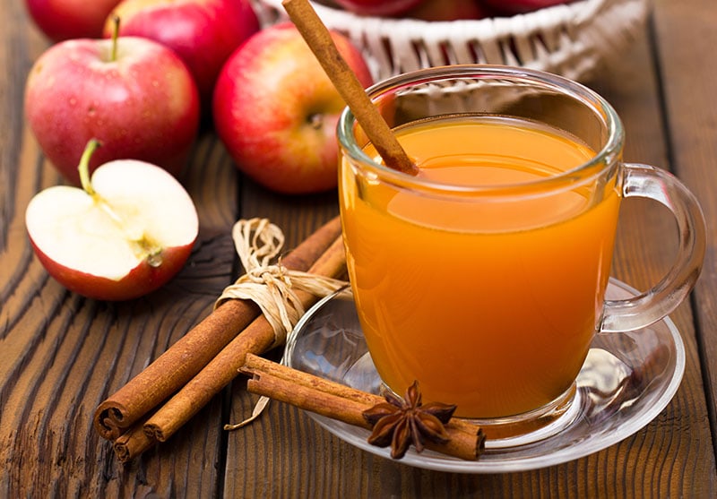 Hot Apple Cider Cinnamon