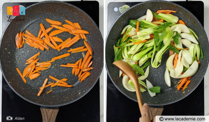 Add The Prepared Carrots