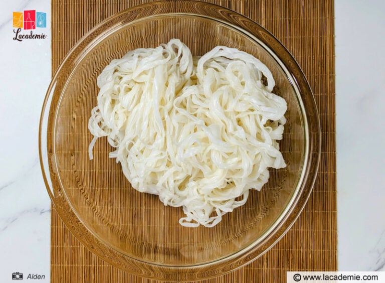 Pho Noodles In A Large Bowl