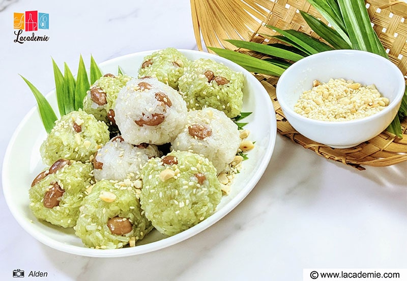 Xoi Dau Phong - Vietnamese Peanut Sticky Rice