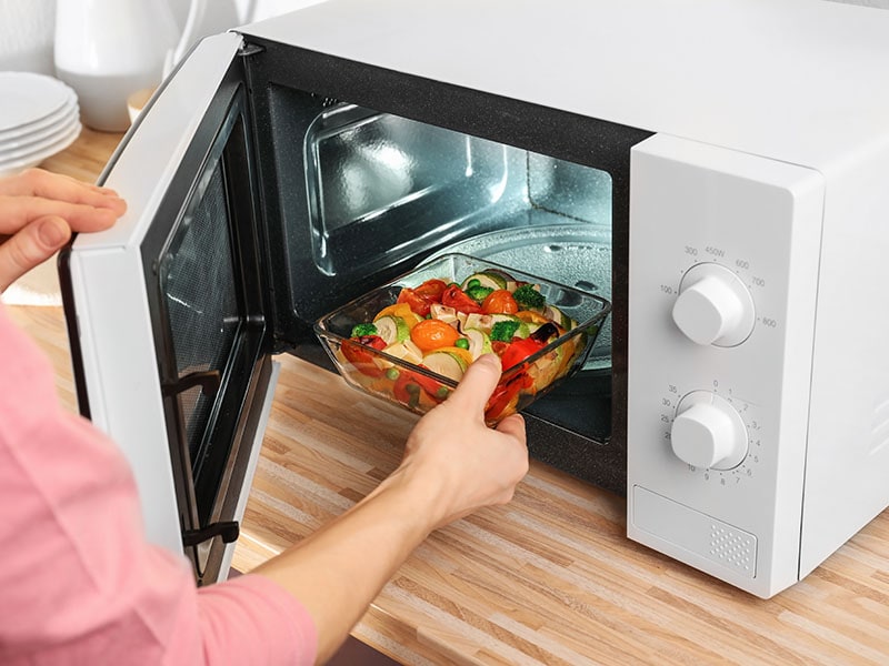 Bowl Vegetables Microwave Oven