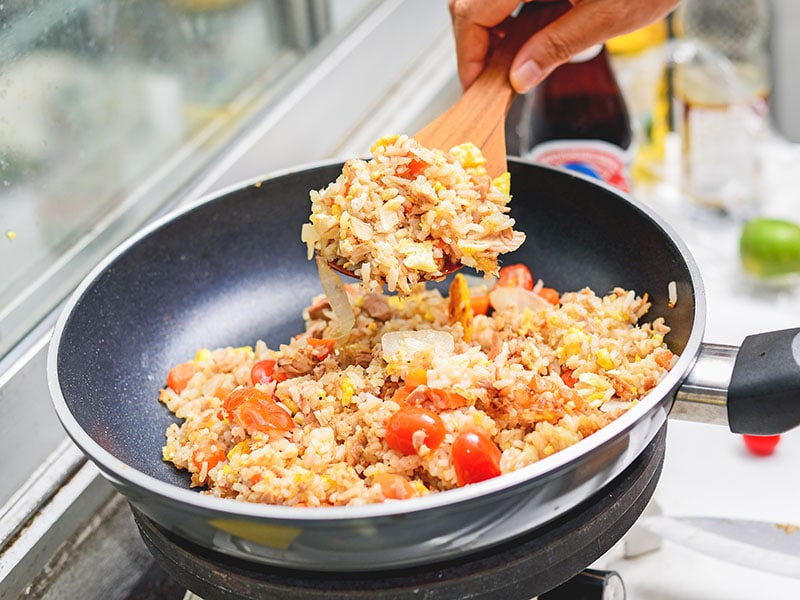 Cooking Tuna Fried Rice