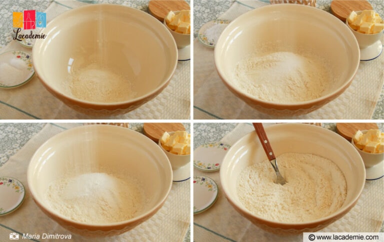 Flour Into A Large Bowl