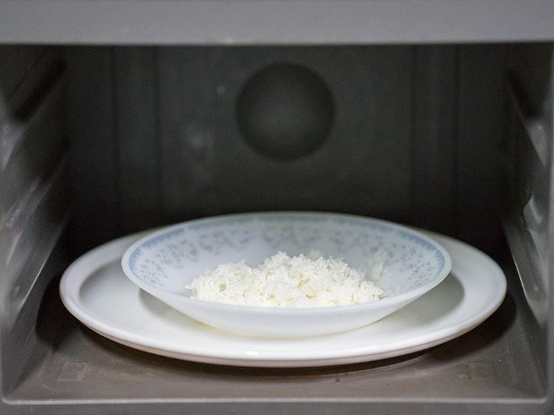 Heat Rice Microwave