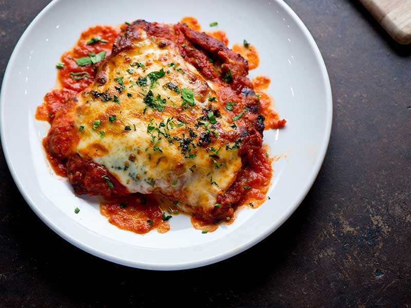 Leftover Chicken Parm