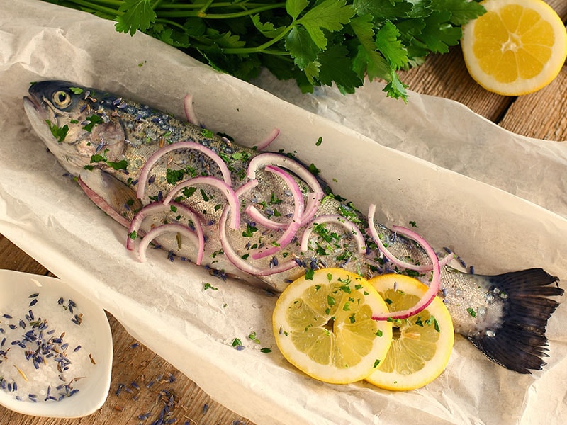 Prepared Fish Grill Lavender