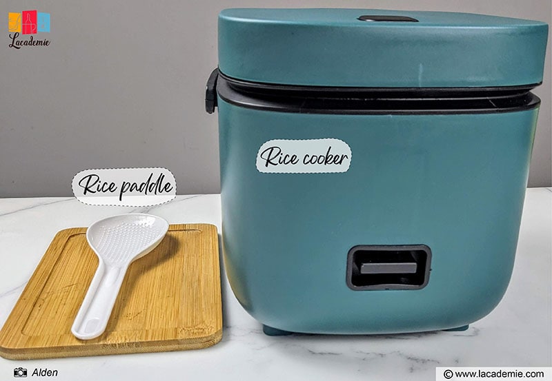 Rice Cooker And Rice Paddle