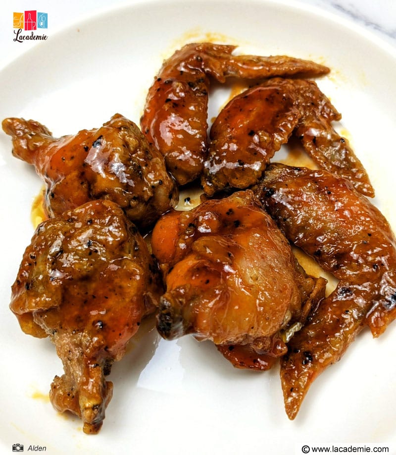 Sauce Over The Chicken Wings