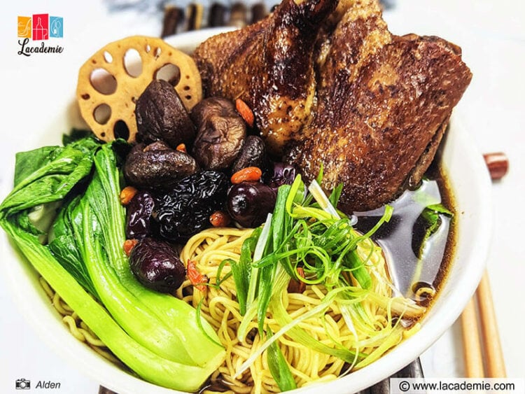 Authentic Mì Vịt Tiềm Duck Noodle Soup Recipe