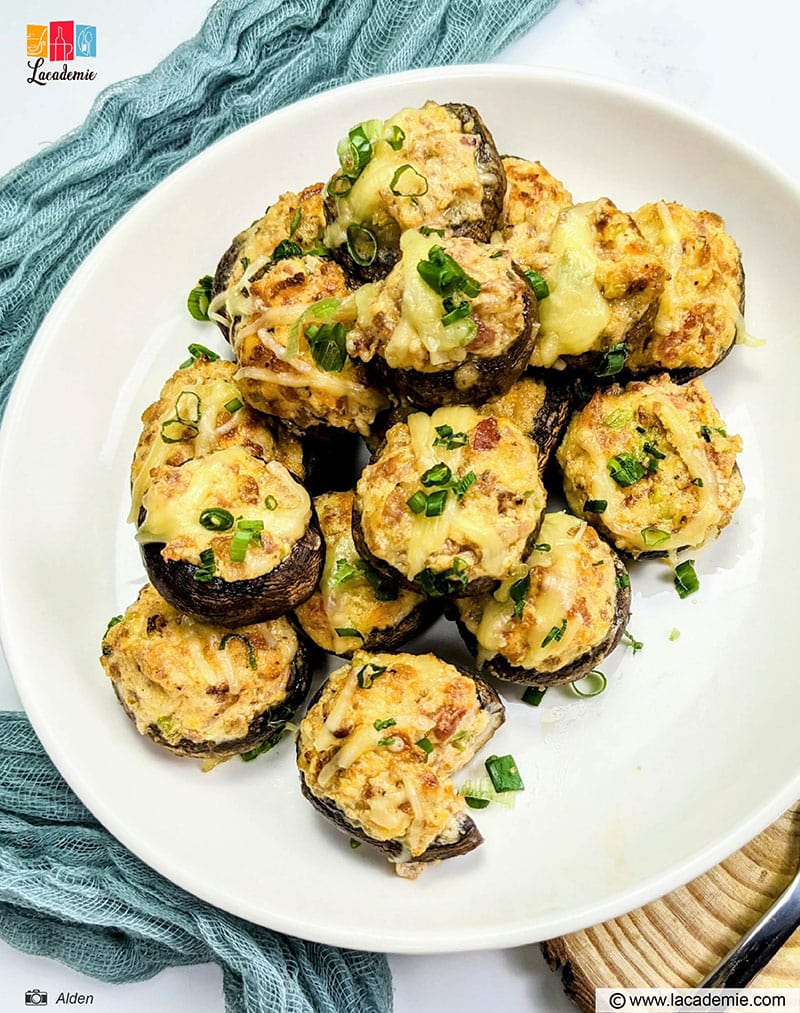 Air Fryer Stuffed Mushroom