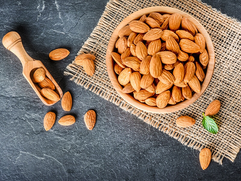 Almonds Wood Bowl