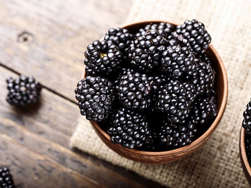 Blackberry On Wooden