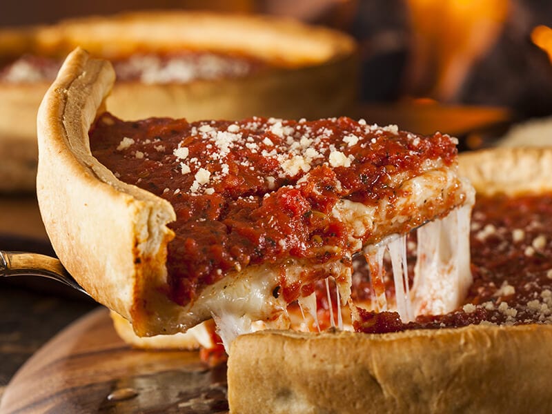 Chicago Style Deep Dish Pizza