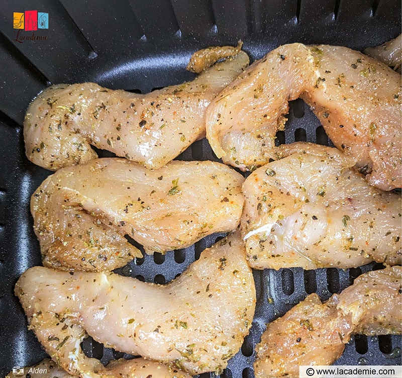 Chicken Tenders Into The Air Fryer