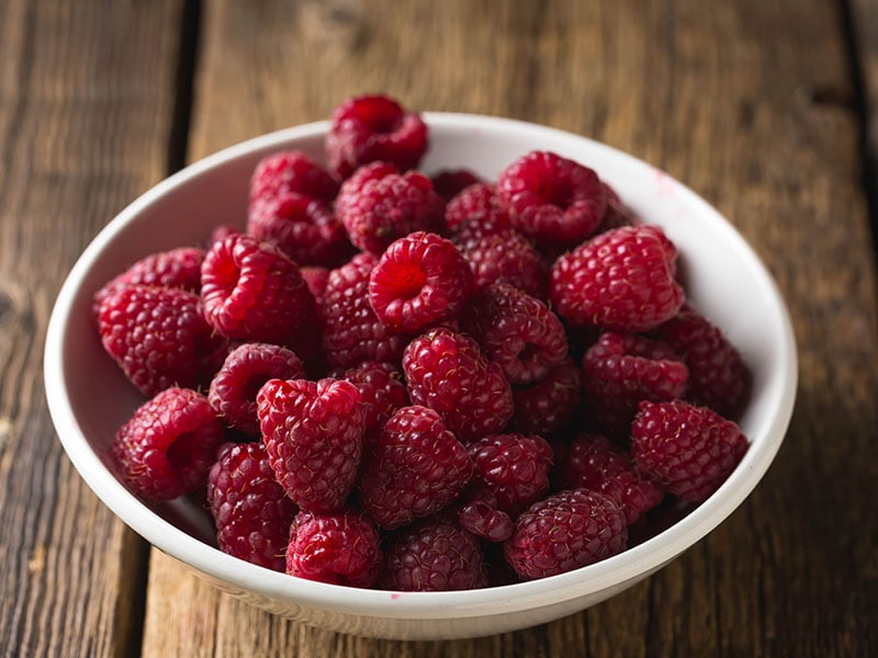 Fresh Raspberries Bowl