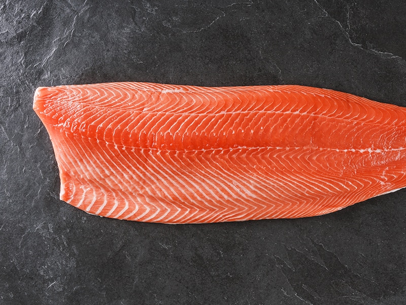 Fresh Raw Salmon Fish