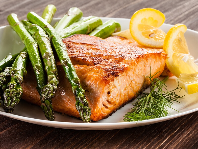 Grilled Salmon And Asparagus