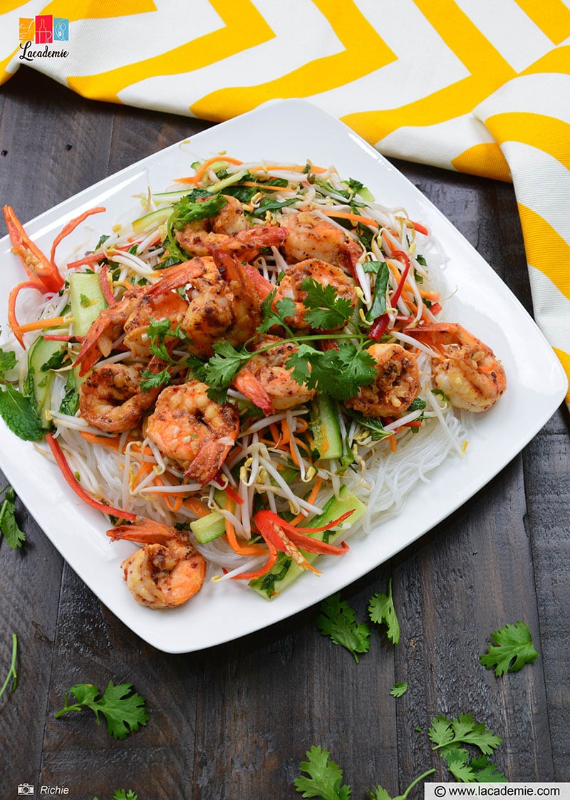 Noodle Salad With Shrimp
