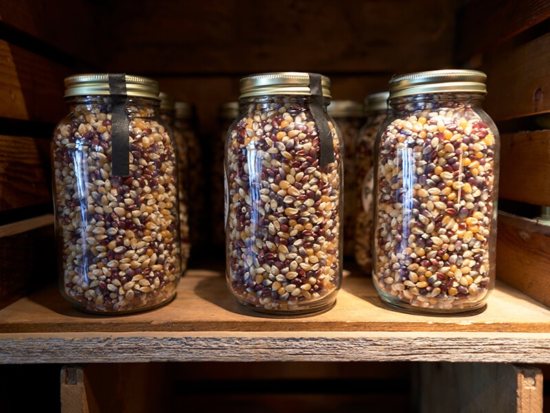 Popcorn Kernel Jar