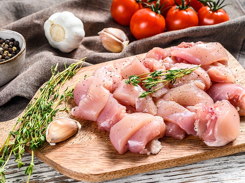 Raw Chicken Meat Fillet